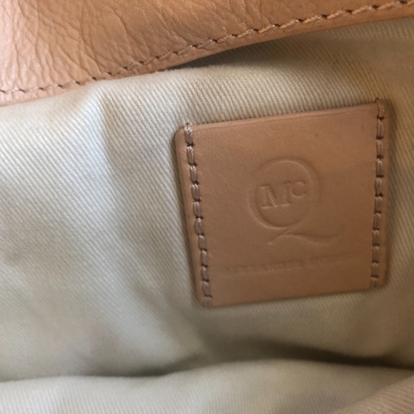 McQ Alexander McQueen Pink Perforated Leather Bag - Picture 6 of 8